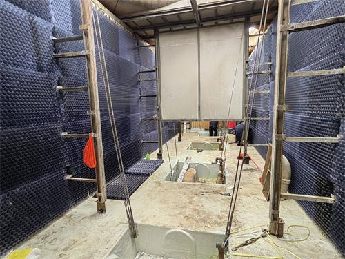 圓形玻璃鋼冷卻塔的工作過程,湖北圓形玻璃鋼冷卻塔